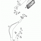 50 MINI ADVENTURE, 50 JUNIOR ADVENTURE, 50 SENIOR ADVENTURE Exhaust system 50