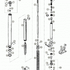 625 LC4 SUPERCOMPETITION, 625 LC4 SUPERCOMPETITION SUPERMOTO Usd 43 fork legs wp usd 43