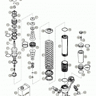 640 LC4, 640 LC4 SUPERMOTO Shockabsorber wpdisassembled 640