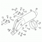 640 LC4, 640 LC4 SUPERMOTO Silencer hgs4 640