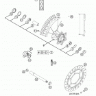 640 LC4, 640 LC4 SUPERMOTO Front wheel lc4 supermoto 640