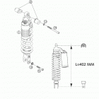660 SUPERMOTO FACTORY REPLICA Shock absorber wp 660