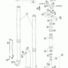 660 SUPERMOTO FACTORY REPLICA Usd 48 front fork wp usd 48 660