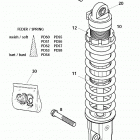 125/200 SX MXC EXC CHASSIS Federbein wp pds shock absorber wp pds 125 / 200