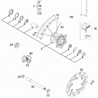 125/200 SX MXC EXC CHASSIS Vorderrad mxc,exc front wheel mxc,exc 125-380