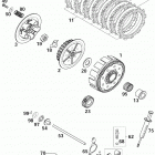 125/200 SX MXC EXC ENGINE Kupplung clutch 125 / 200