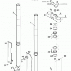 400/520 SX MXC EXC RACING CHASSIS Telegabel wp usd 43 front fork wp usd 43 400 / 520