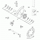 400/520 SX MXC EXC RACING CHASSIS Vorderrad mxc,exc front wheel mxc,exc 400 / 520