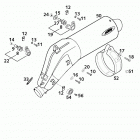400/640 LC4-E, 640 LC4-E SUPERMOTO CHASSIS Hgs4 silencer hgs4 400 / 640