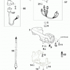 400/640 LC4-E, 640 LC4-E SUPERMOTO CHASSIS Tachoanlage, befestigung speedometer, support 400 / 640