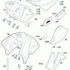 400/640 LC4-E, 640 LC4-E SUPERMOTO CHASSIS Tank, sitzbank, verkleidung tank, seat, cover 400 / 640