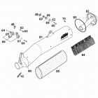 620 SUPER COMPETITION, 620 SC SUPERMOTO CHASSIS Silencer 620