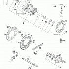 620 SUPER COMPETITION, 620 SC SUPERMOTO CHASSIS Hinterrad sc supermoto rear wheel sc supermoto 620