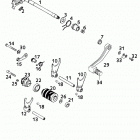 640 LC4 ADVENTURE ENGINE Schaltung shifting mechanism 400 / 640