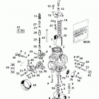 640 LC4 ADVENTURE ENGINE Vergaser phm 38 nd carburetor phm 38 nd 400