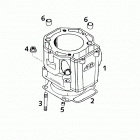 640 LC4 ADVENTURE ENGINE Zylinder cylinder 400 / 640