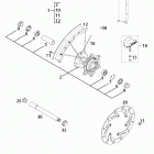 125/200 SX MXC EXC CHASSIS Vorderrad sx,exc front wheel sx,exc 125-380