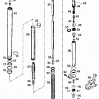 400/620 SUPER COMPETITION, 620 SC SUPER MOTO CHASSIS Gabelbeine wp usd43 fork legs wp usd43 400 / 620