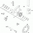 400/620 SUPER COMPETITION, 620 SC SUPER MOTO CHASSIS Vorderrad facomsa front wheel facomsa 400 / 620