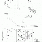 400/640 LC4 USA CHASSIS Lenker, armaturen handlebar, controls 400 / 640