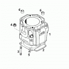 400/640 LC4-E, 640 ADVENTURE R, DUKE ENGINE Zylinder cylinder 400 / 640