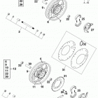 50 Mini Adventure, SX Junior/Senior, JR/SR Adventure CHASSIS Vorder- und hinterrad front- and rear wheel 50