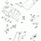 640 DUKE USA, AUSTRALIA CHASSIS Tank, sitzbank, verkleidung tank, seat, cover 640