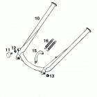 LC4 ADVENTURE R 640 CHASSIS Center stand 640