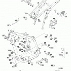 LC4 ADVENTURE R 640 CHASSIS Rahmen, ausleger frame, sub frame 640