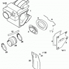 LC4 ADVENTURE R 640 CHASSIS Filterkasten air filter box 640