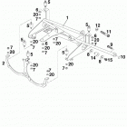 LC4 ADVENTURE R 640 CHASSIS Head light support, attachement 640