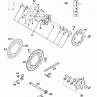 LC4 ADVENTURE R 640 CHASSIS Hinterrad rear wheel 640
