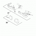 125 / 200 SX, MXC, EXC, EGS CHASSIS Accessories 125-380 98