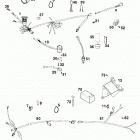 125 / 200 SX, MXC, EXC, EGS CHASSIS Kabelstrang egs wiring harness egs 125 / 200 98