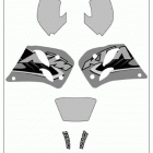 125 LC2 CHASSIS Dekor decal 125 98