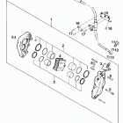 125 Sting CHASSIS Bremszange vorne brake caliper front 125 98