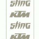 125 Sting CHASSIS Dekor decal 125 98