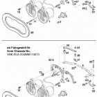 125 Sting CHASSIS Scheinwerfer, befestigung head light, support 125 98