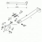 125 Sting CHASSIS Side stand 125 98