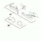 250/300/380 SX, MXC, EXC, EGS CHASSIS Accessories 250 / 300 / 380 98