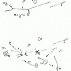 250/300/380 SX, MXC, EXC, EGS CHASSIS Kabelstrang exc wiring harness exc 250 / 300 / 380 98