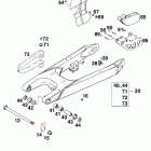 400/540 SXC CHASSIS Schwingarm,kettenschutz swingarm, chain guard 400 / 540 ...
