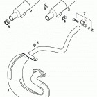 50 SXR ADVENTURE, PRO JUNIOR, PRO SENIOR CHASSIS Auspuffanlage exhaust system 50 sxr 98