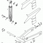 50 SXR ADVENTURE, PRO JUNIOR, PRO SENIOR CHASSIS Federbein, schwingarm shock absorber, swingarm 50 sxr 98