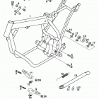 50 SXR ADVENTURE, PRO JUNIOR, PRO SENIOR CHASSIS Frame, side stand 50 sxr 98