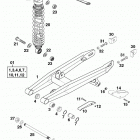 60/65 SX CHASSIS Schwingarm, federbein swingarm, shock absorber 60 / 65 9...