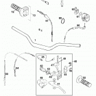 640 ADVENTURE-R CHASSIS Lenker, armaturen handlebar, controls 640 98