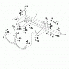 640 ADVENTURE-R CHASSIS Head light support,attachment 640 98