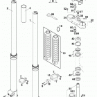 640 LC4-E/mil Telegabel front fork 640 98