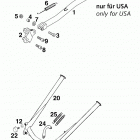 LC4 400/620 SX, SUPER COMPETITION CHASSIS Seiten- und side- and center stand 400 / 620 98